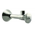 Westbrass Angle Stop, 1/2" Copper Sweat x 3/8" OD Comp. in Polished Nickel D1112-05